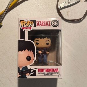 Funko Pop Scarface Tony Montana #86 Movies Collectible Vinyl Figure Desk Toy